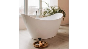CADA DE BAIE FREESTANDING FERRANO, 160 CM, ALB, DIN ACRIL, CALITATE SUPERIOARA