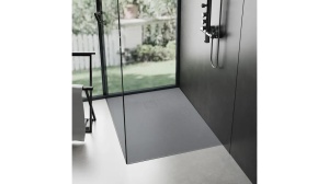 CADITA DE DUS REA MAGNUM, 100x80 CM, GRI, DIN COMPOZIT, CALITATE SUPERIOARA - Img 4
