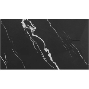 CADITA DE DUS, REA MAGNUM CARRARA 90X120, NEAGRA, CALITATE SUPERIOARA