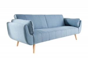 CANAPEA 215CM, DIVANI II, MATERIAL STOFA ALBASTRU, COD 40088, STIL MODERN - Img 5