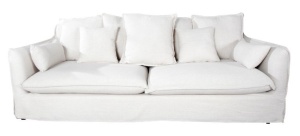 CANAPEA ALBA DIN MATERIAL TEXTIL SVAMP STIL MODERN B2