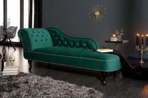 CANAPEA DE COLT/DIVAN CHESTERFIELD 170CM, VERDE SMARALD, ARTIM GROUP SELECTION - Img 1
