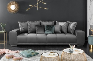 CANAPEA ELEGANCIA GRI ARGINTIU 39613 STIL MODERN ELEGANT