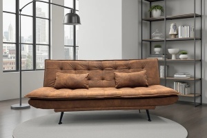 CANAPEA EXTENSIBILA, JAZZ 195CM, 3 LOCURI, MATERIAL MICROFIBRA, CULOARE MARO, ARTIM GROUP SELECTION