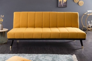 CANAPEA EXTENSIBILA, PETIT BEAUTE 180CM, COD 40835, CULOARE GALBEN/MUSTAR, DESIGN MODERN - Img 2