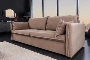CANAPEA LIVING 215CM, APARTMENT, 3 LOCURI, MATERIAL RAIAT TAUPE, ARTIM GROUP SELECTION - Img 4