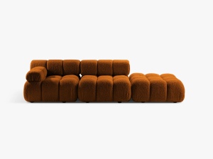CANAPEA MODULARA BELLIS, DREAPTA, 3 LOCURI, 282 CM, TAPITERIE BOUCLE, DIVERSE CULORI, DESIGN DEOSEBIT - Img 2