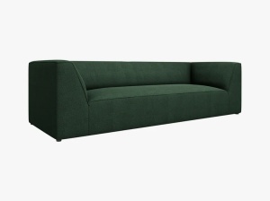 CANAPEA RUBY, CU 3 LOCURI, VERDE, CU TAPITERIE DIN TEXTIL STRUCTURAT, MICADONI - Img 2