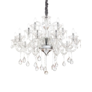 CANDELABRU COLOSSAL SP15, TRANSPARENT, DIN STICLA, STIL CLASIC