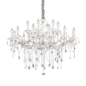 CANDELABRU FLORIAN SP18, CROM, DIN STICLA, STIL CLASIC