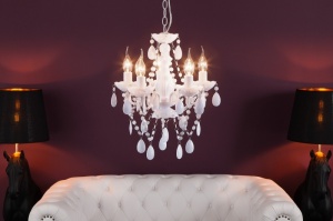 CANDELABRU KARAT S ALB 7227, CU 5 BRATE, DESIGN CLASIC
