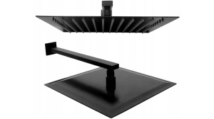 CAP DUS REA,ULTRA SLIM, SQUARE, 30X30, NEGRU, CALITATE SUPERIOARA, REA - Img 2