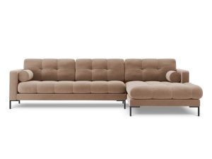 COLTAR CONFORTABIL BALI 293CM, TAPITERIE DIN CATIFEA, BEIGE BLU 28, DREAPTA, STIL MODERN, ARTIM GROUP SELECTION - Img 4