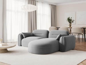 COLTAR ELEGANT 3 LOCURI, SYDNEY, GRI DESCHIS, DREAPTA, MATERIAL CATIFEA, ARTIM GROUP SELECTION