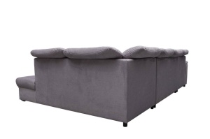 COLTAR EXTENSIBIL 320CM, BERGAMO U, GRI DESCHIS, DIN STOFA FINA DE CALITATE SUPERIOARA - Img 3