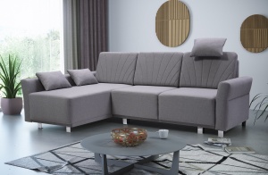 COLTAR EXTENSIBIL MOLLY GRI DESCHIS DIN STOFA DE CALITATE SUPERIOARA