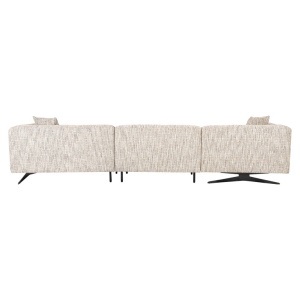 COLTAR HOXTON CU 3 LOCURI + SEZLONG PE STANGA, BE TRENDY NATURE 01, S5172, CONFECTIONAT DIN LEMN DE PIN, METAL, SPUMA SI 100% POLIESTER, RICHMOND INTERIOR - Img 3