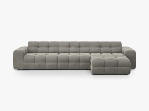 COLTAR KENDAL, DREAPTA, 5 LOCURI, 357 CM, DIVERSE CULORI SI MATERIALE, DESIGN DEOSEBIT
