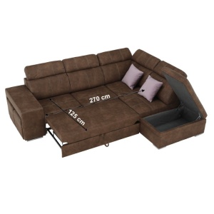COLTAR LANZA, MODEL DREAPTA, MARO/VIOLET DESCHIS, DIN TESATURA, EXTENSIBIL, LOC DEPOZITARE, STIL MODERN, TK - Img 6