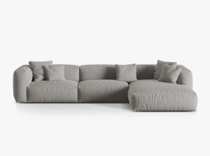 COLTAR MARTINA DREAPTA, 3 LOCURI, 330 CM, DIVERSE CULORI SI MATERIALE, DESIGN DEOSEBIT