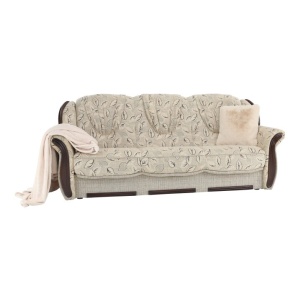 COLTAR METY, BEJ, DIN TEXTIL FLORA, EXTENSIBILA, SPATIU DEPOZITARE, STIL CLASIC, TK - Img 1