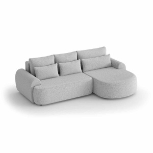 COLTAR, MODEL BESTSELLER, OLIVIO, GRI DESCHIS, MATERIAL DE CALITATE BOUCLE, DESIGN DEOSEBIT