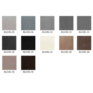 COLTAR MODERN DEOSEBIT, GOMEZ STANGA 267CM, DIN CATIFEA DE CULOARE ALBASTRA, CONFORT SPORIT - Img 2