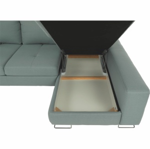 COLTAR SATI, MODEL DREAPTA, MENTOL, DIN TESATURA, EXTENSIBIL, SPATIU DEPOZITARE, STIL MODERN, TK - Img 3