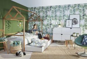 COMODA ALBA CU 6 SERTARE PENTRU CAMERA BEBELUSI LOTTA DESIGN SCANDINAV BA - Img 3