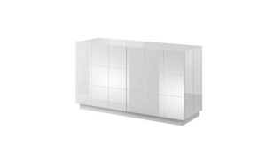 COMODA, CAMA-REJA-KOM2D-GRA/GRA, DIN PLACI LAMINATE SI MDF DIVERSE NUANTE, DESIGN MODERN - Img 6