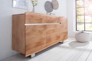 COMODA DESIGN VINTAGE/INDUSTRIAL 135CM, MAMMUT, DIN LEMN MASIV, ARTIM GROUP SELECTION - Img 2