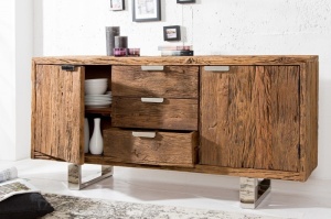 COMODA DIN LEMN MASIV RECICLAT, BARRACUDA 160CM, ARTIM GROUP SELECTION - Img 2