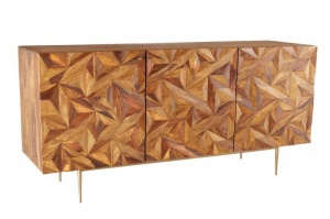 COMODA DIN LEMN SHEESHAM, STONE 150CM, DIN LEMN SI METAL, REALIZAT MANUAL, ARTIM GROUP SELECTION - Img 8