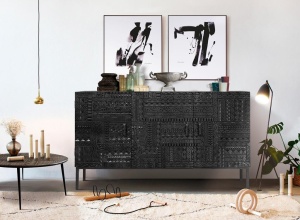 COMODA LIVING 150CM, COD 6716, DIN LEMN DE MANGO, ARTIM GROUP SELECTION