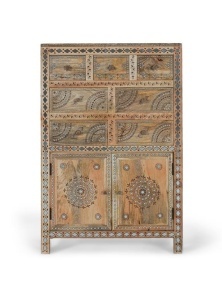 COMODA LIVING 220CM, COD 1987, DIN LEMN DE MANGO, CULOARE NATUR, ARTIM GROUP SELECTION