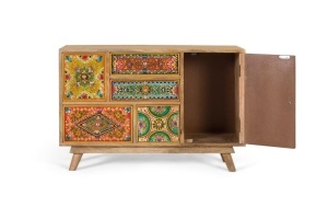 COMODA LIVING, CODE 1954, 81CM, LEMN DE MANGO, ARTIM GROUP SELECTION - Img 3