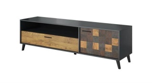 COMODA LIVING RTV SOUL, ANTRACIT, DESIGN MODERN CM