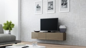 COMODA LIVING RTV VIGO 140 MINI LATTE DESIGN MODERN CM