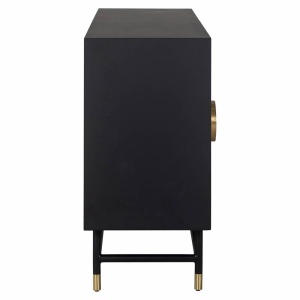 COMODA NOVAS, 150 CM, 7850, CREM/NEGRU/AURIU, DIN LEMN DE MANGO, MDF SI METAL, RICHMOND INTERIORS - Img 3