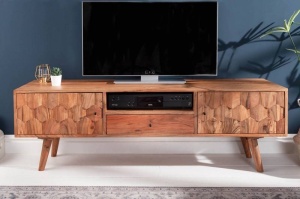 COMODA TV 140CM, DIN LEMN MASIV, MYSTIC, DESIGN VINTAGE, ARTIM GROUP SELECTION