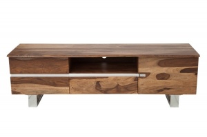 COMODA TV 160CM, MAMMUT, COD 38914, DIN LEMN MASIV DE TRANDAFIR, DESIGN VINTAGE - Img 6