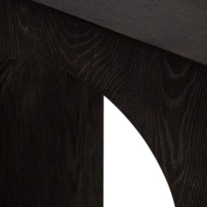 CONSOLA ASHFORD, 214126, CONFECTIONATA DIN FURNIR, LEMN DE STEJAR SI PAL, CULOAREA MARO INCHIS, STIL MODERN - Img 4