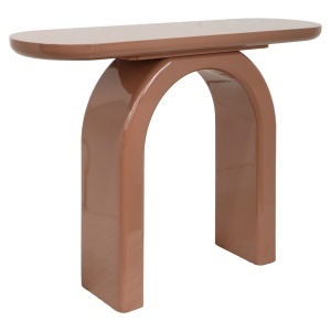 CONSOLA, KOURTNEY 120CM, REALIZATA DIN MDF, CULOARE CAPPUCCINO, DESIGN DEOSEBIT, RICHMOND INTERIORS