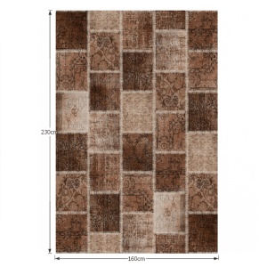 Covor 160x230 cm, maro, ADRIEL TIP 2, 0000203351 - Img 5