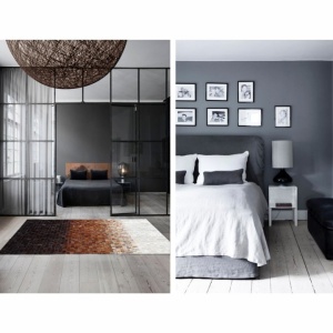 Covor de lux din piele, alb/maro/negru, patchwork, 140x200, PIELE DE VITĂ TYP 7, 0000188792 - Img 6