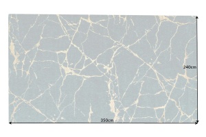 COVOR, MARMURA 160X240CM, VERDE SMARALD/AURIU, POLIESTER/BUMBAC, ARTIM GROUP SELECTION - Img 4