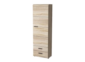 DULAP DORMITOR LINK 60 STEJAR SONOMA - DESIGN MODERN - Img 1