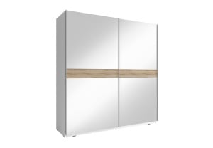 DULAP DORMITOR MIKA V 200 ALB DESIGN MODERN PSK