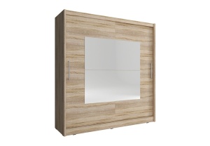 DULAP DORMITOR WIKI IX 180 STEJAR SONOMA DESIGN MODERN PSK - Img 1