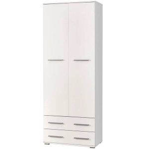 DULAP LIMA REG-2, ALB, DIN PAL MELAMINAT, STIL MODERN - Img 1